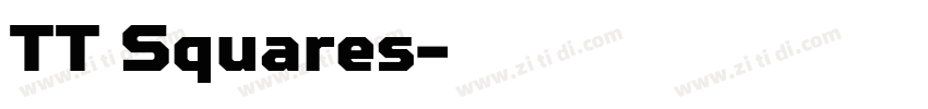 TT Squares字体转换